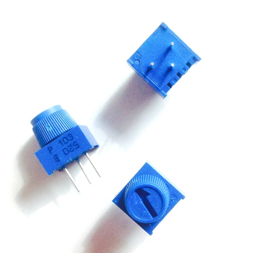 Potentiometer met knop