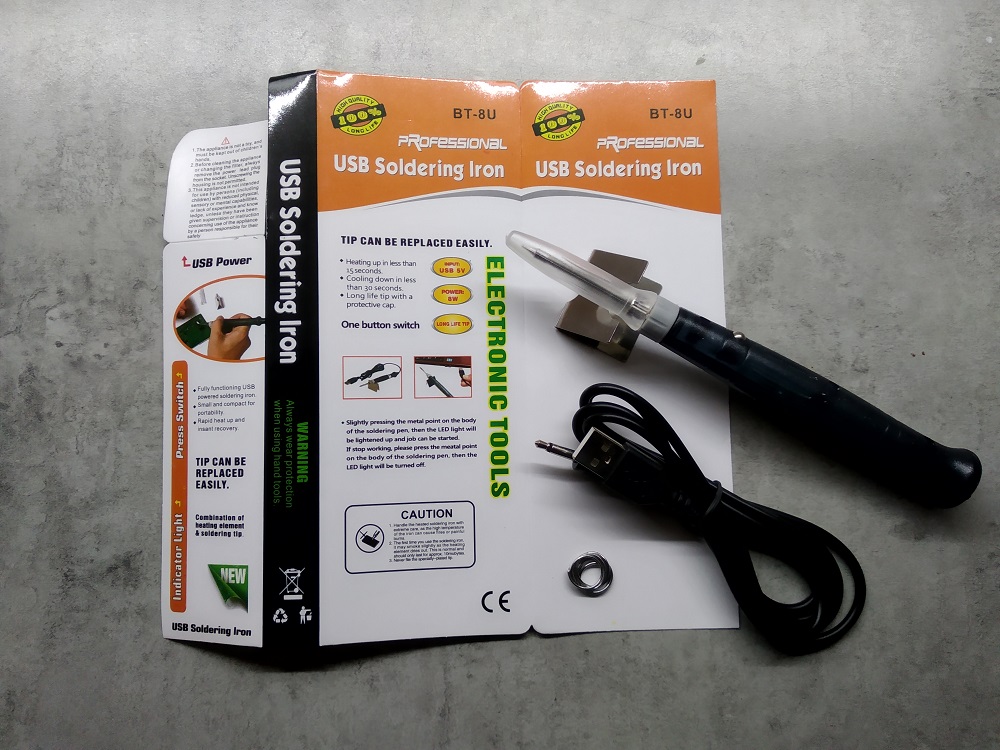 USB soldeerbout 5V 8W