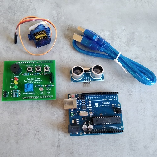 Funduino experimenteerset met tutorial shield