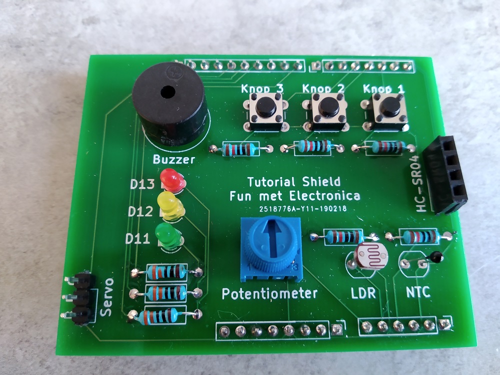 Tutorial shield