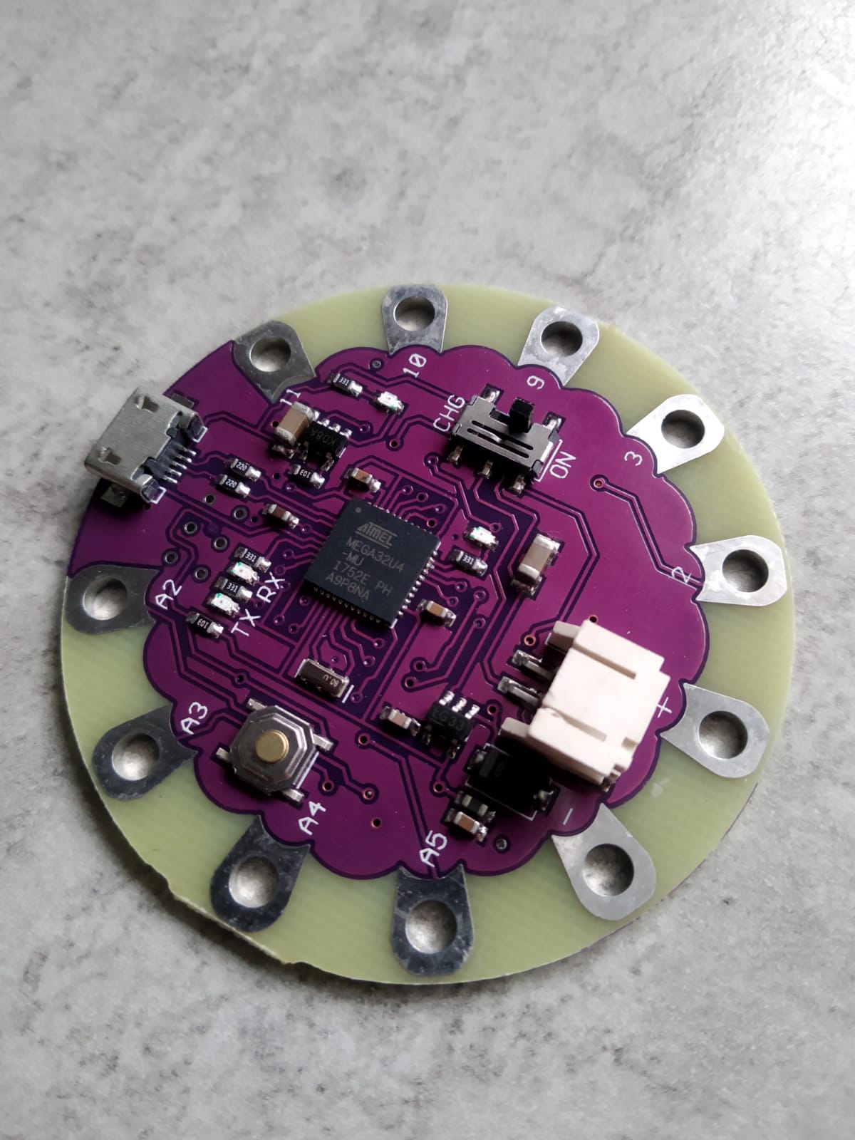 LilyPad-kloon ATmega32U4 Board USB