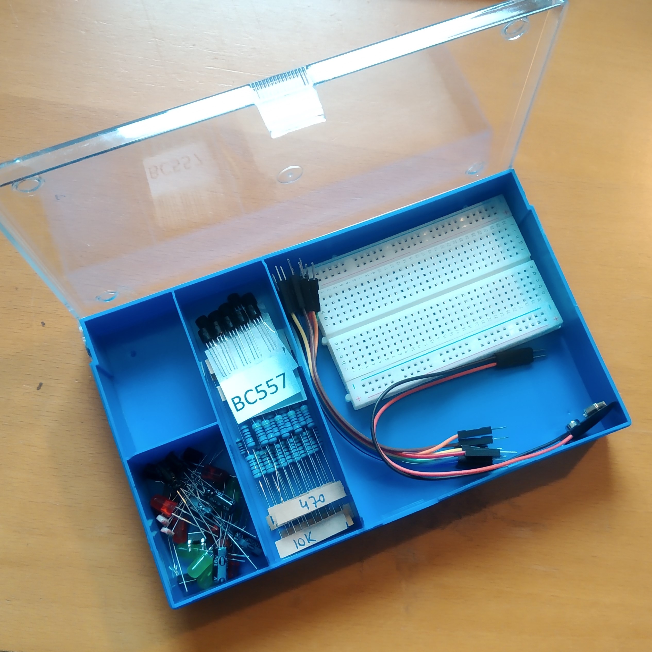Elektronica schoolset compleet