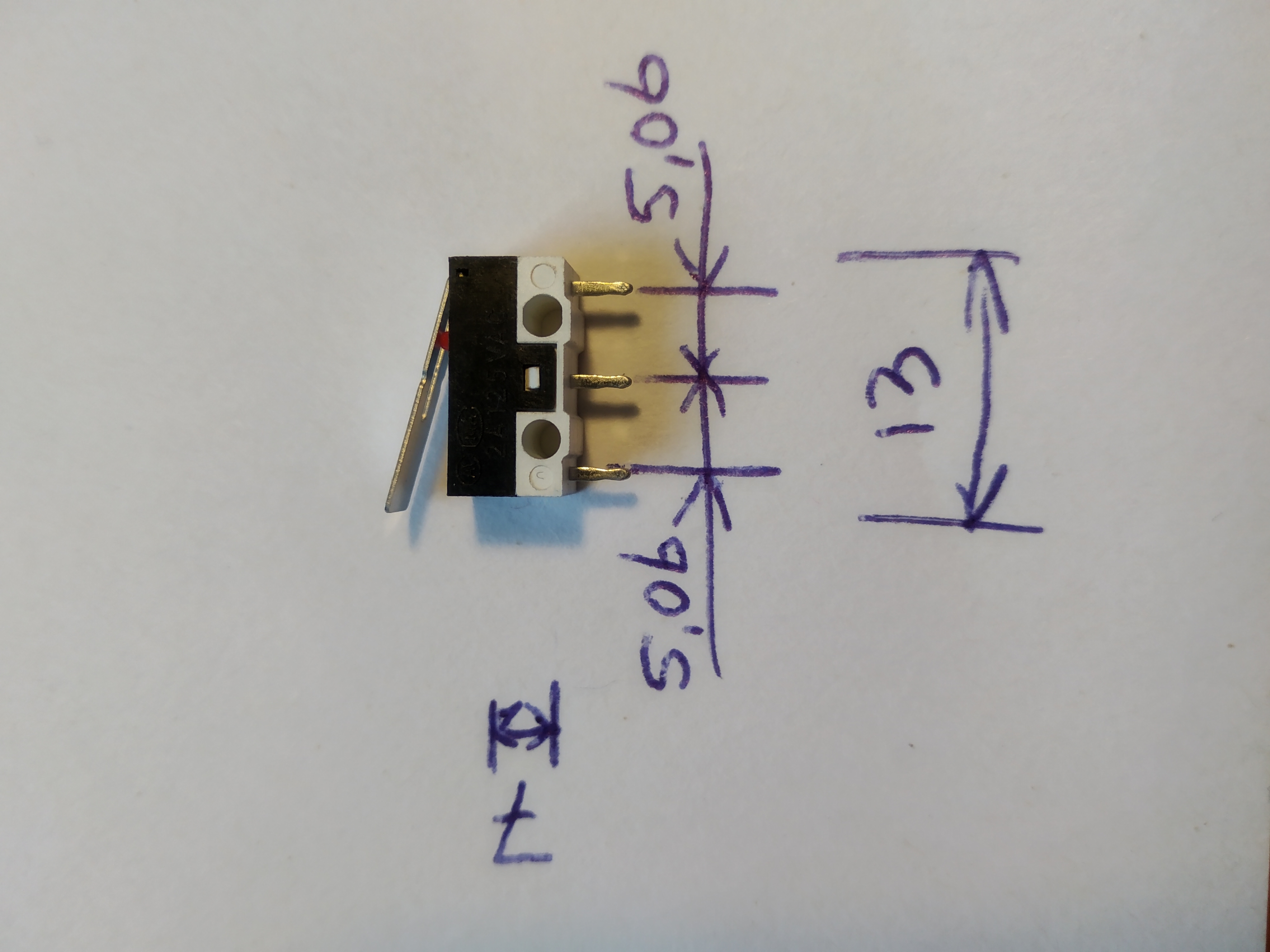 Microswitch 2A recht
