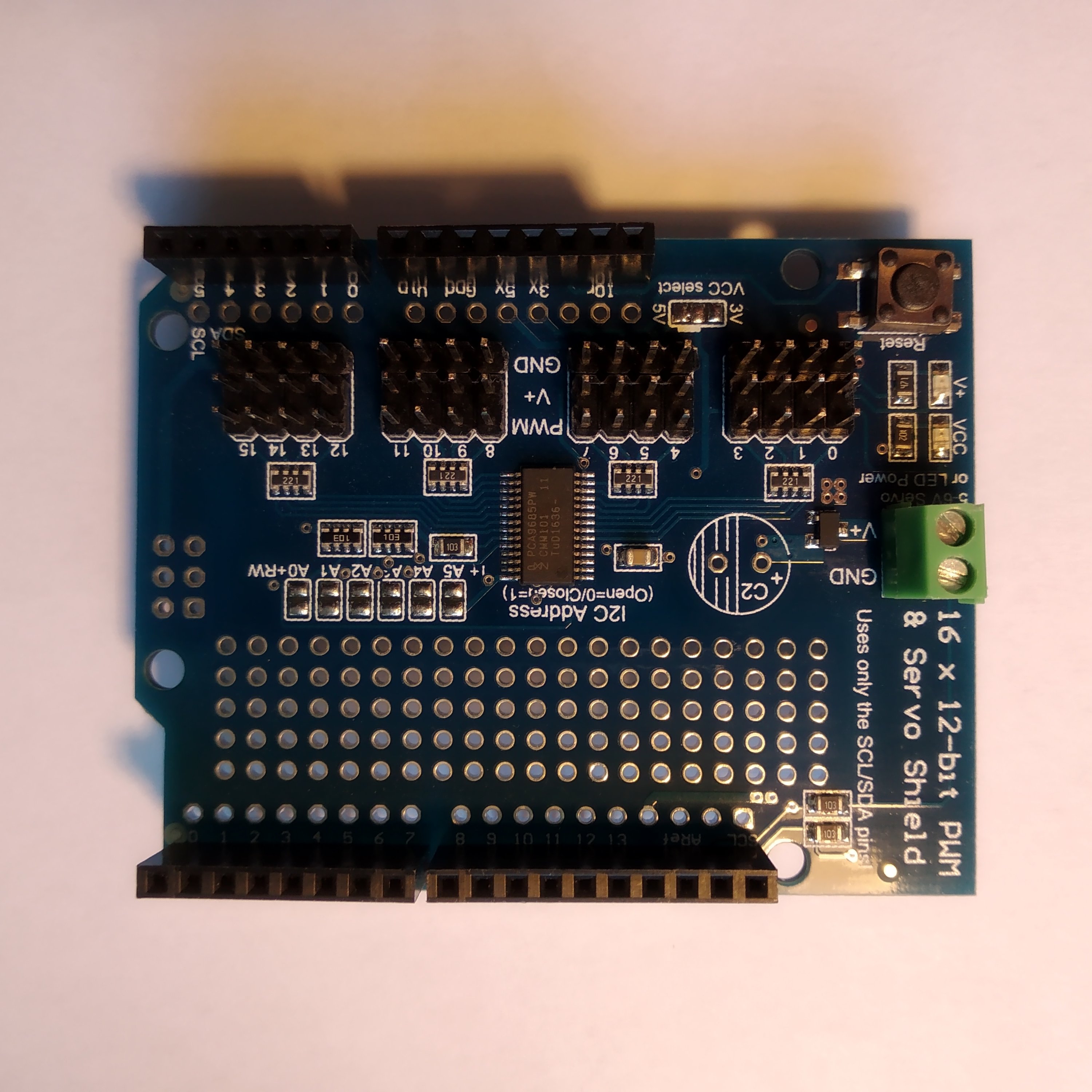 Servo shield voor UNO